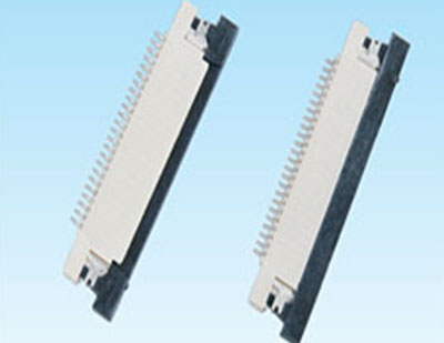 0.5间距 1.2高 下接抽屉式 FPC连接器